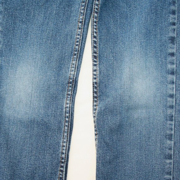 BOYS 7 SLIM WAIST BLUE JEANS RELAXED FIT NICE CONDITION POCKETS ADJUSTABLE WAIST - Picture 11 of 16